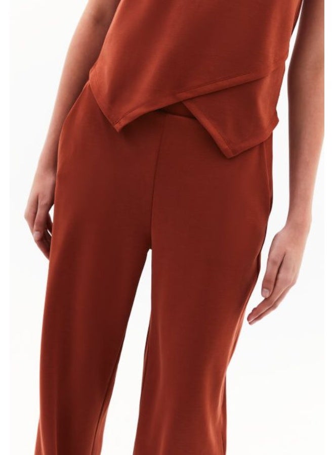 OXXO Modal Straight-Fit Trousers - Image 3